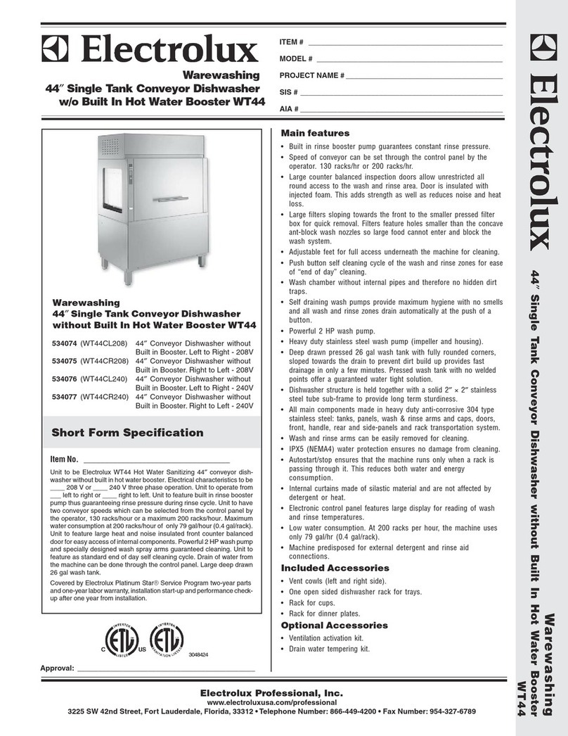 Electrolux 534074 User manual