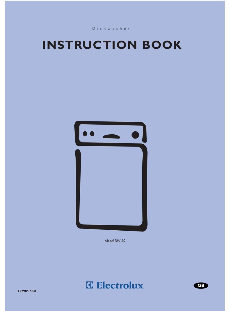 Electrolux U20149 DW 80 User manual Electrolux U20149 DW 80 User manual