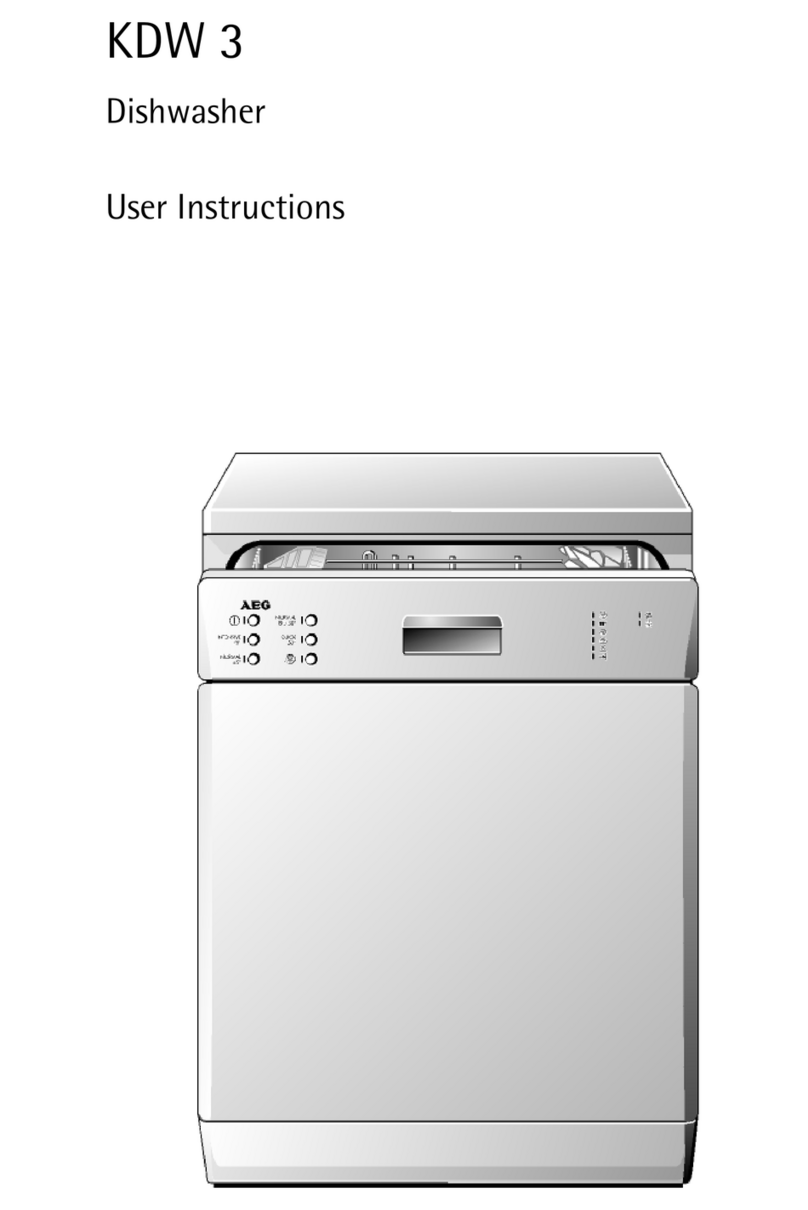 AEG KDW 3 User manual AEG KDW 3 User manual