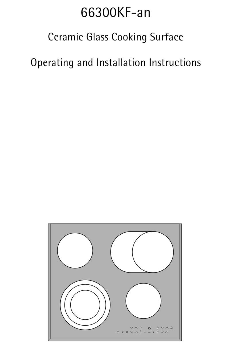 AEG 66300KF-an Operating and installation instructions