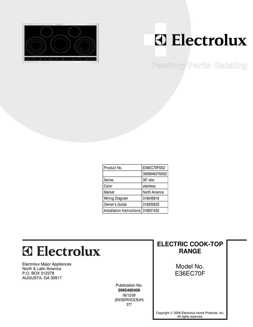 Electrolux E36EC70FSS2 Factory parts catalog