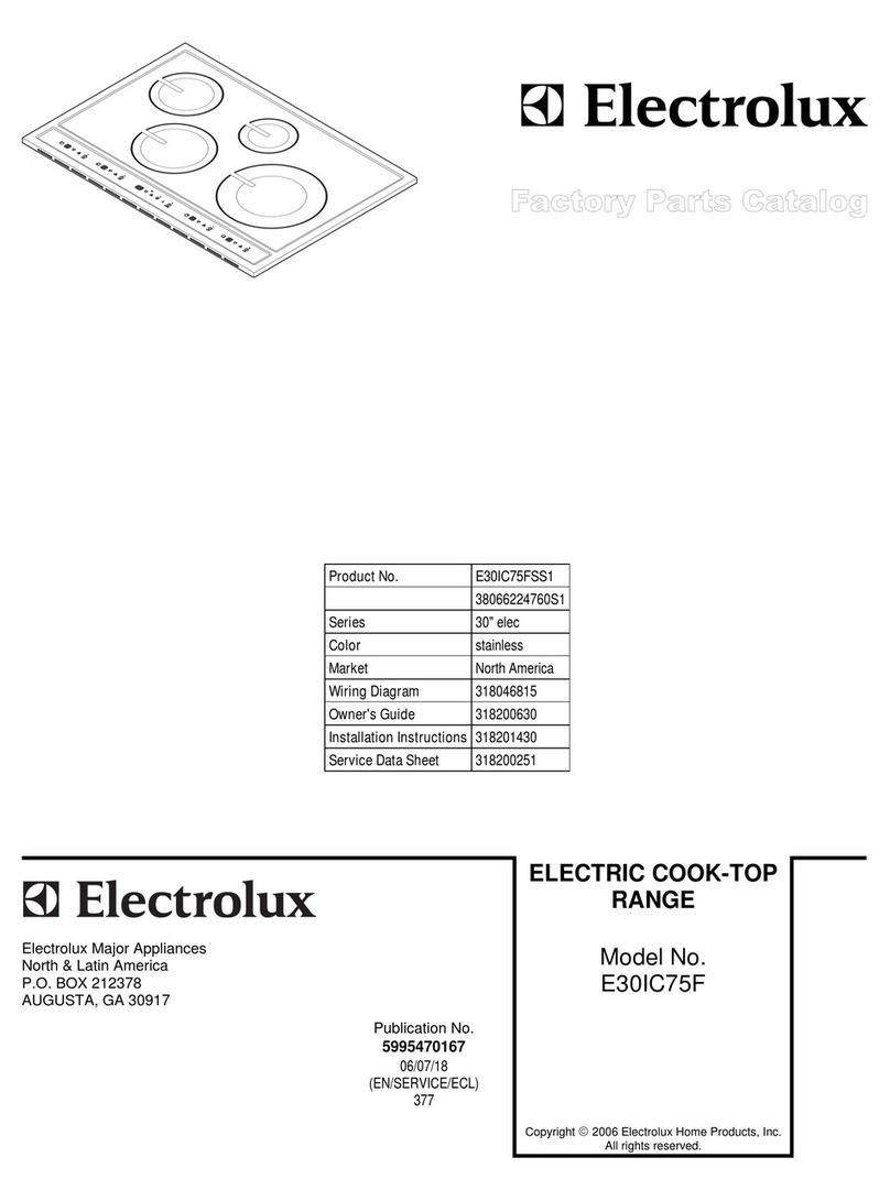 Electrolux E30IC75FSS1 User manual