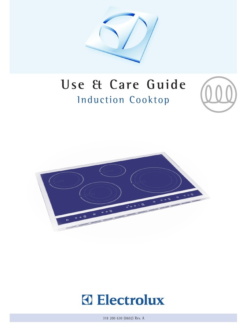 Electrolux E30IC75FSS - 30 Inch Drop-In Induction... User manual Electrolux E30IC75FSS - 30 Inch Drop-In Induction... User manual