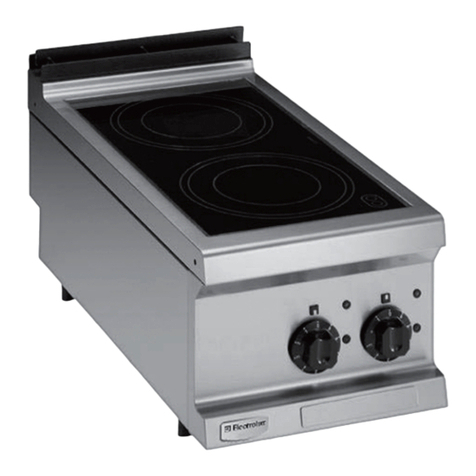 Electrolux 168233 Specification sheet