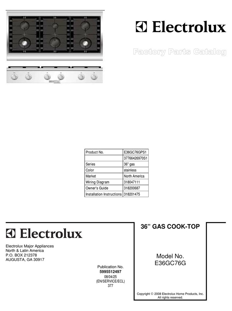 Electrolux E36GC76GPS1 User manual