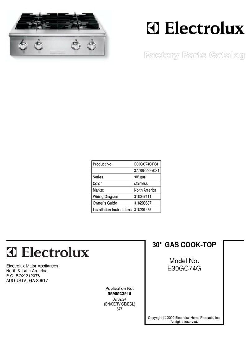 Electrolux E30GC74GPS1 User manual