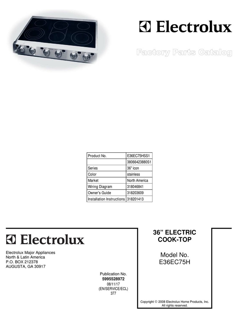 Electrolux E36EC75HSS1 User manual