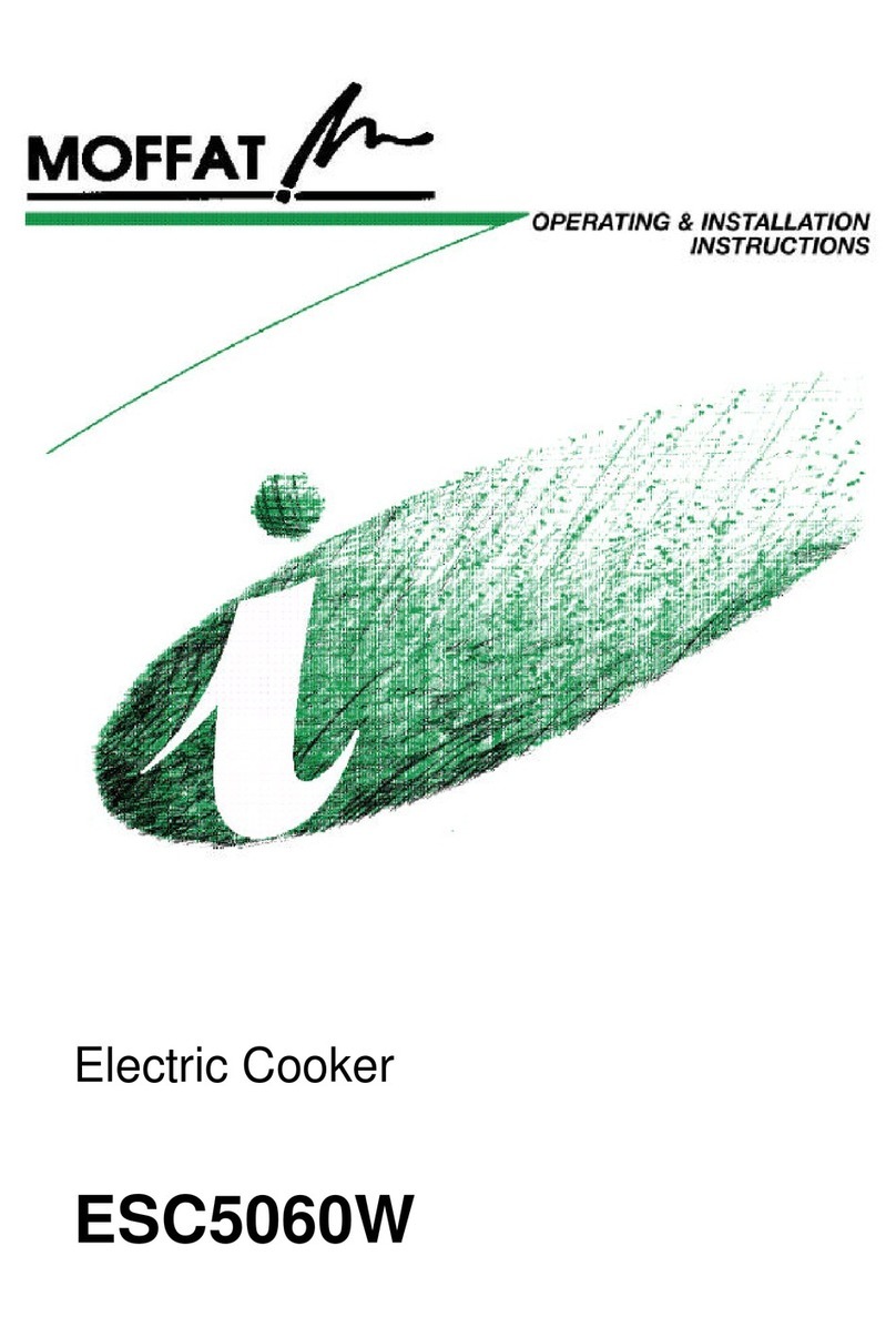 Moffat ESC5060W Product guide