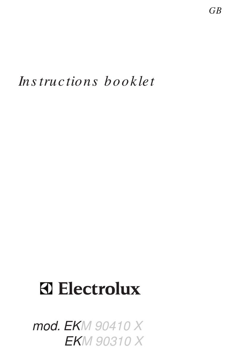 Electrolux EKM 90310 X User manual