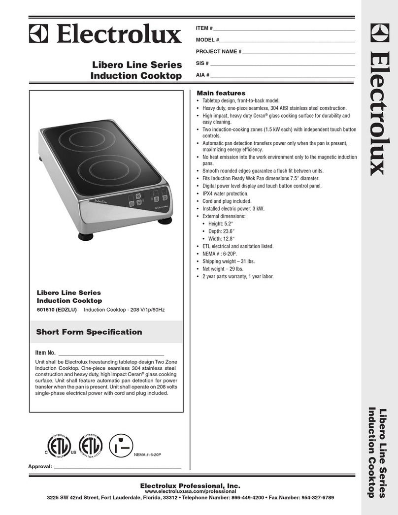 Electrolux Libero Line 601610 User manual