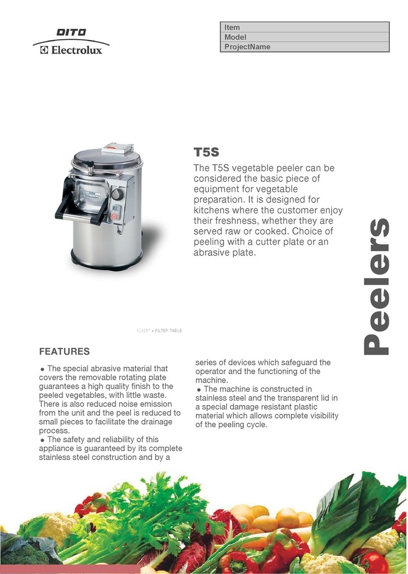 Electrolux Dito 601218 Brochure & specs