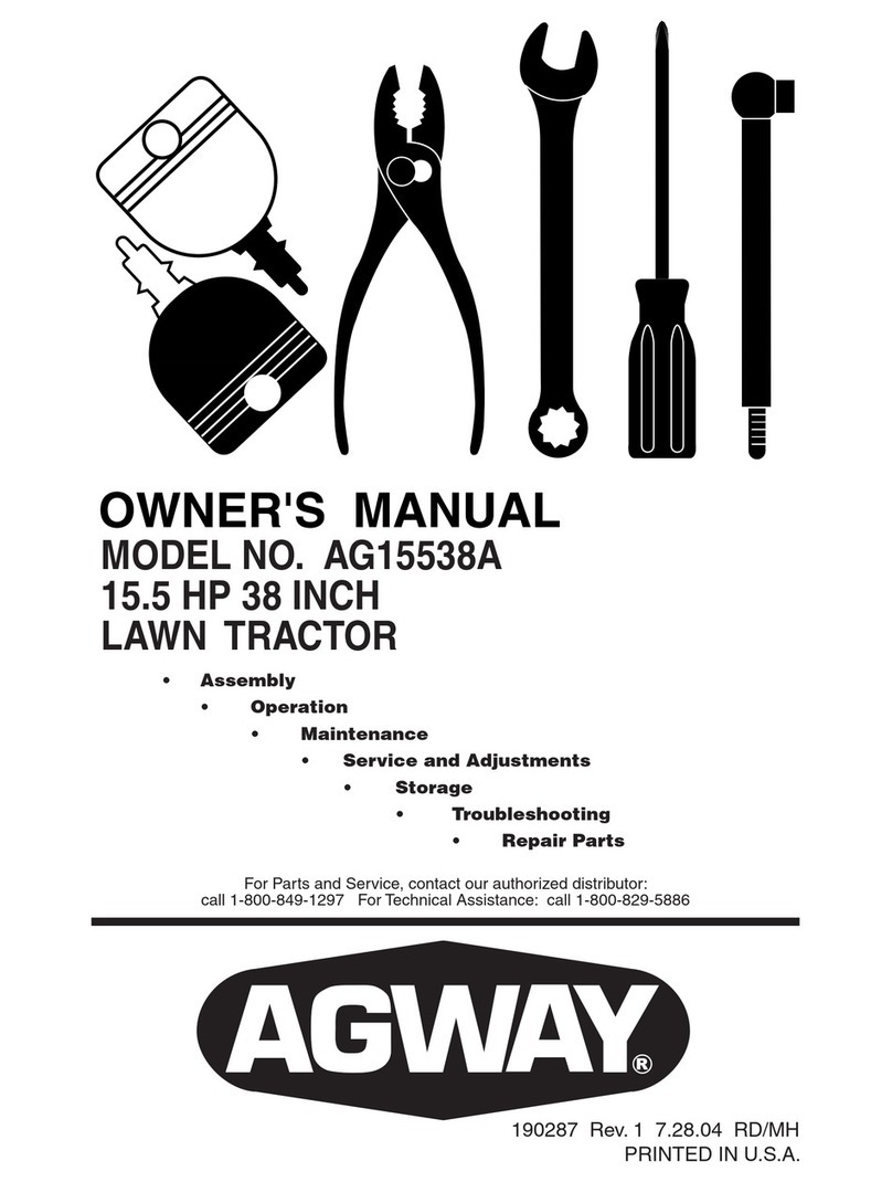 Agway AG15538A owner's manual