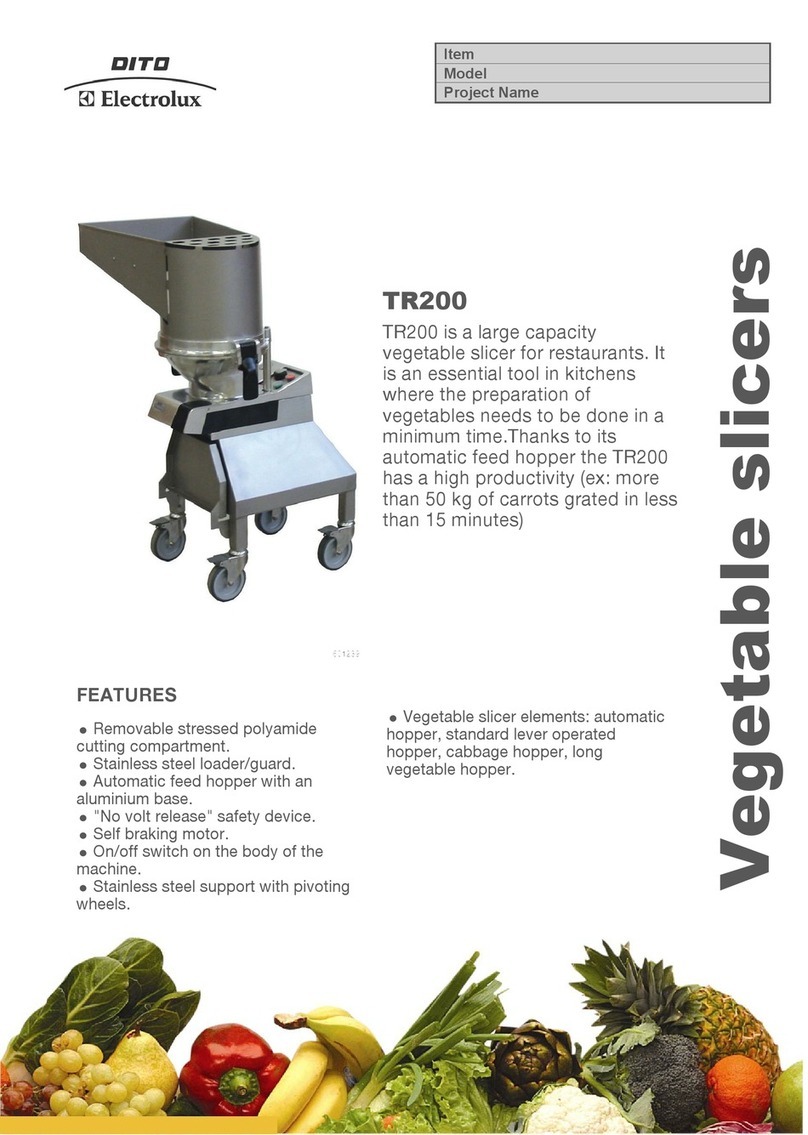 Electrolux TR200 User manual
