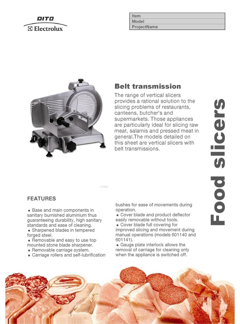 Electrolux Dito MSV25B Brochure & specs