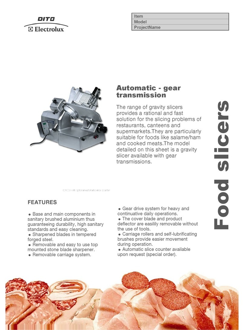 Electrolux Dito MSGA30G Brochure & specs