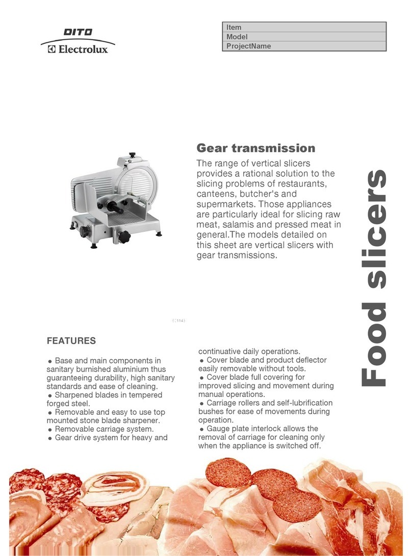 Electrolux Dito MSV30G Brochure & specs