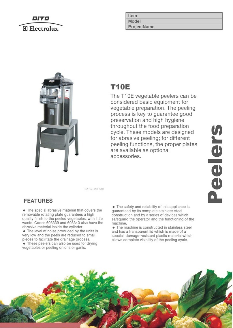 Electrolux Dito 601792 Specifications