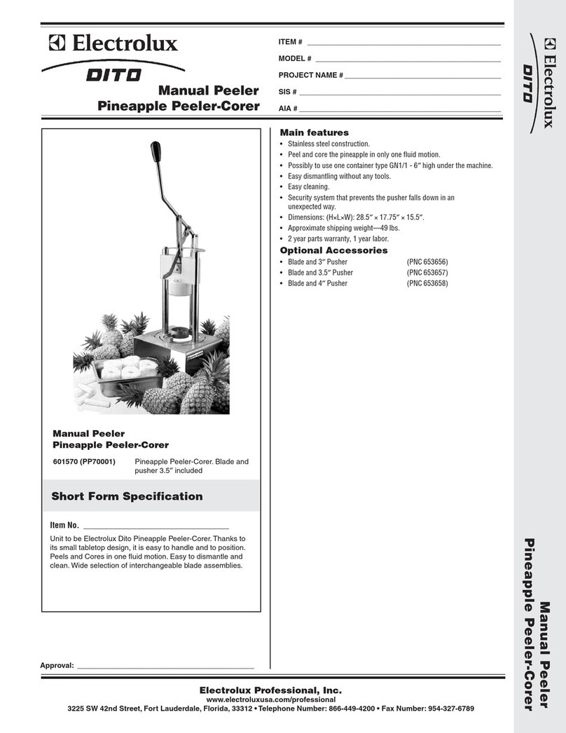 Electrolux Dito 601570 User manual