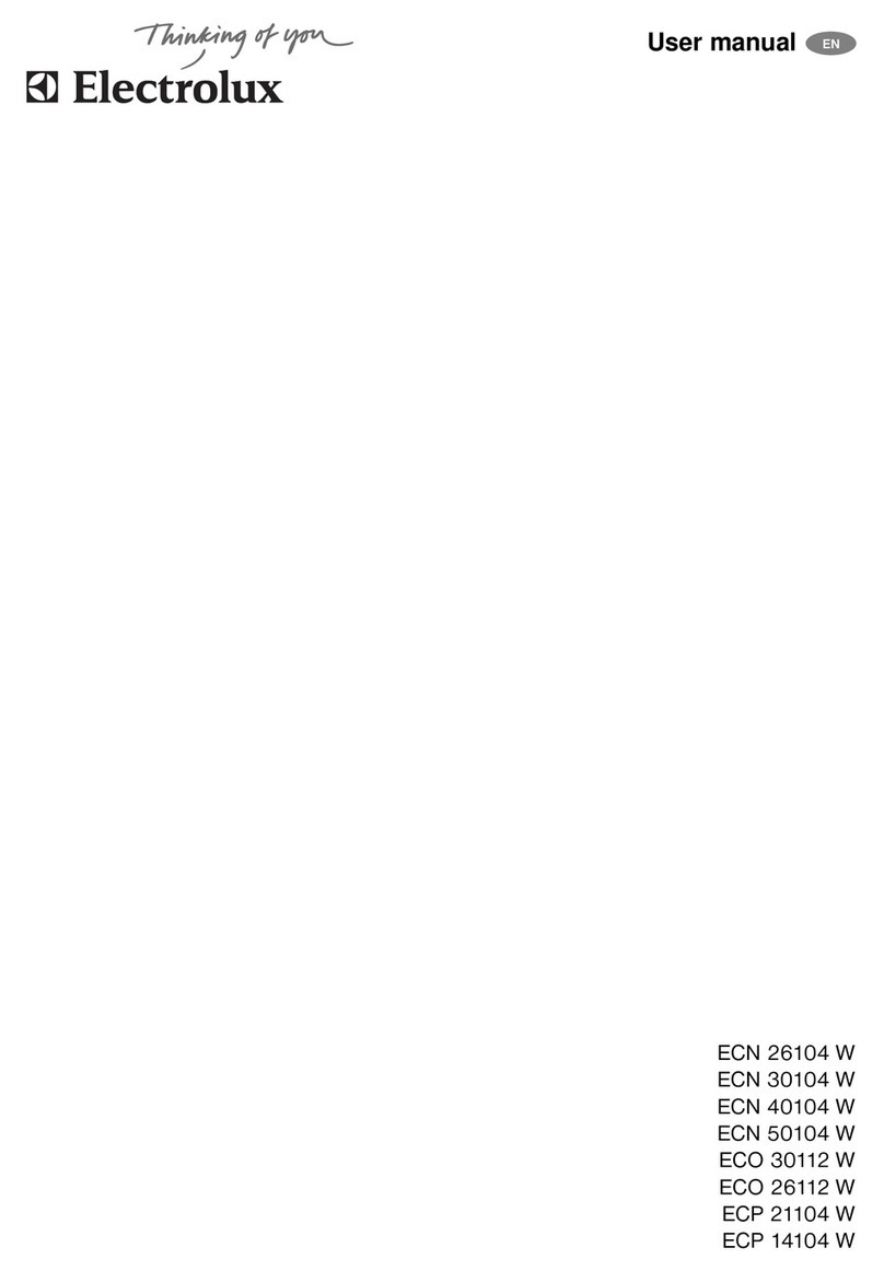 Electrolux U32359 ECN 26104 W user manual