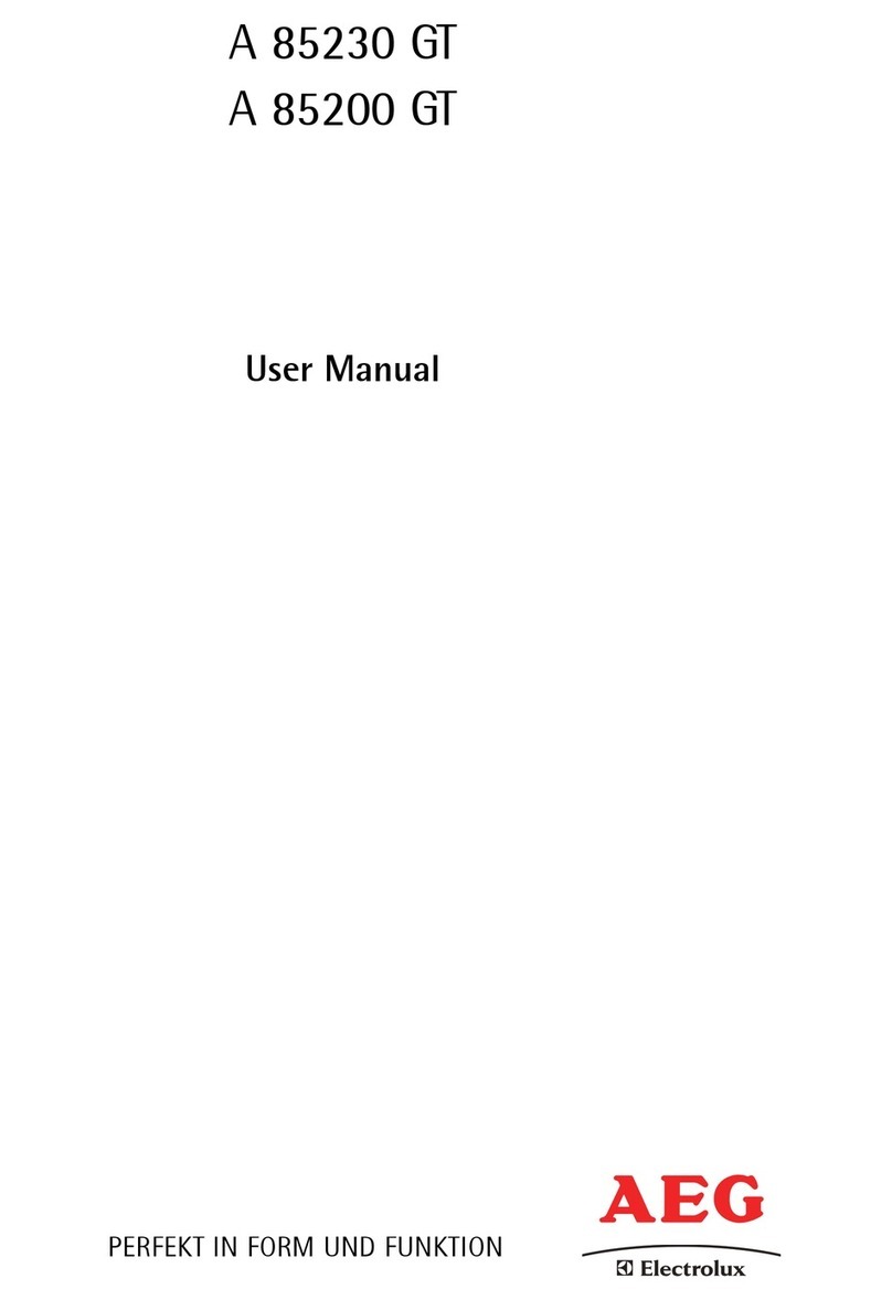 AEG A 85230 GT User manual