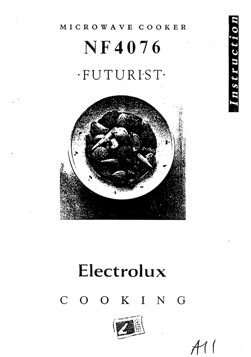 Electrolux NF4076 Futurist instruction manual