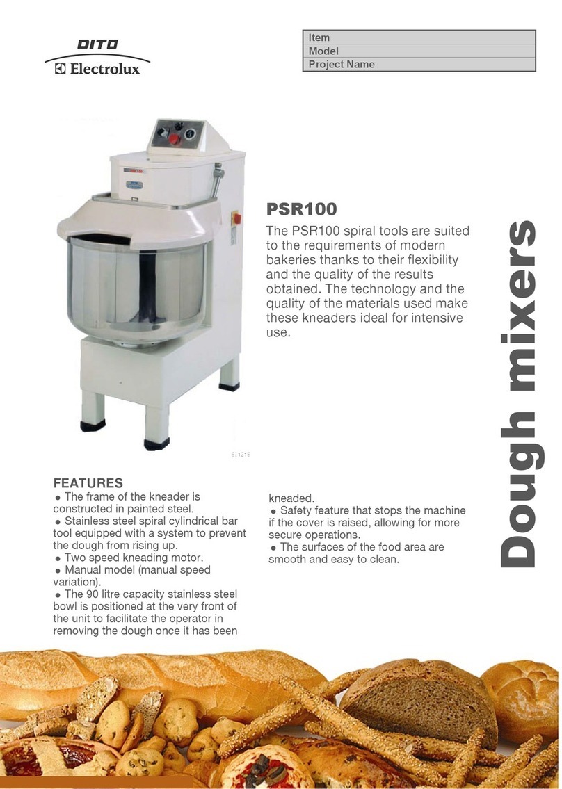 Electrolux Dito 601216 Brochure & specs