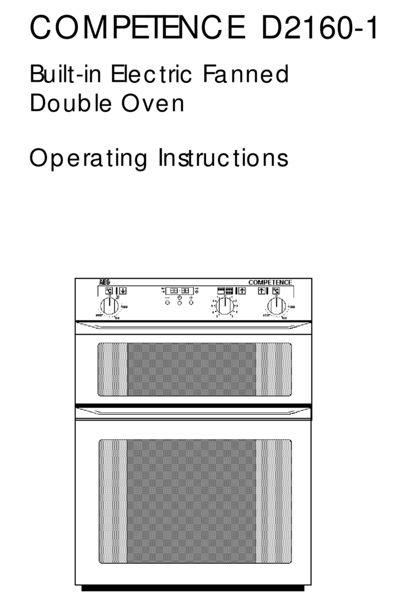 AEG COMPETENCE  D2160-1 operating instructions