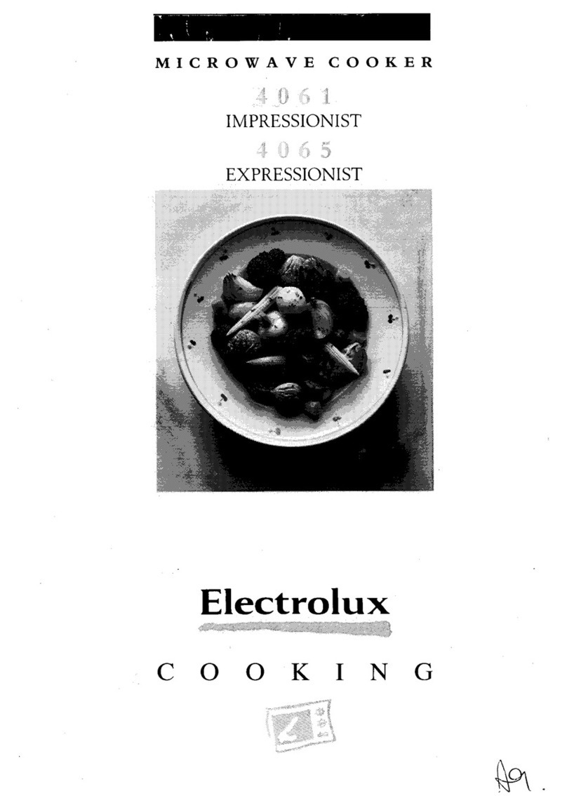 Electrolux 4061 Impressionist User manual