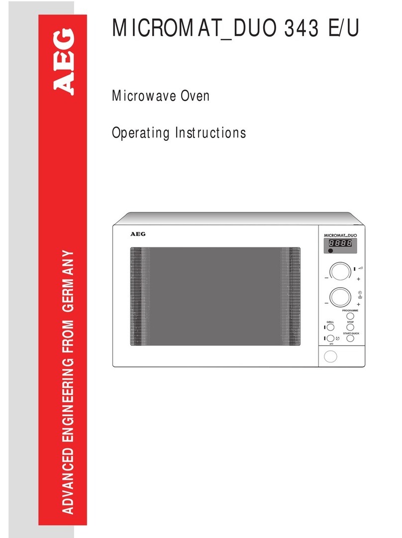 AEG 343 E User manual