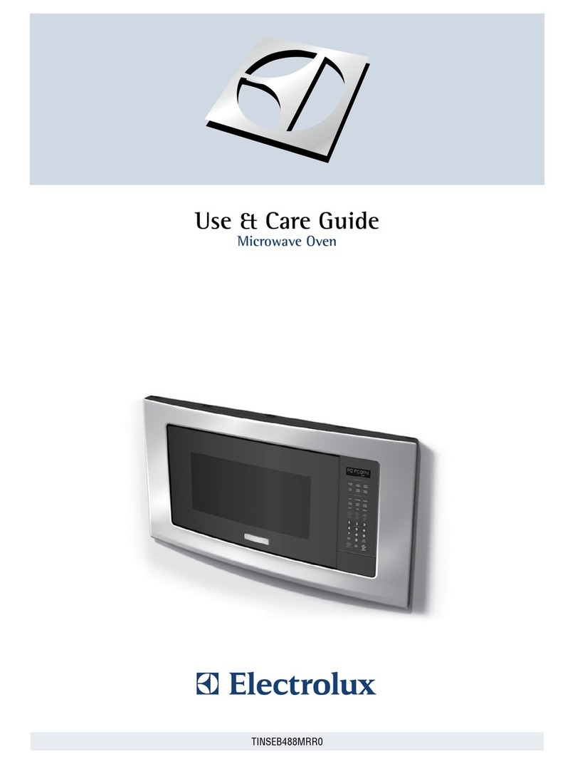 Electrolux EI30MO45GS - 30" Microwave User manual
