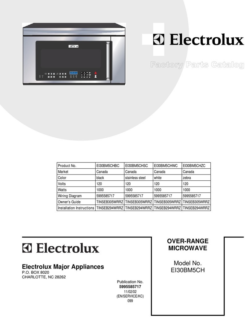 Electrolux EI30BM5CH Factory parts catalog