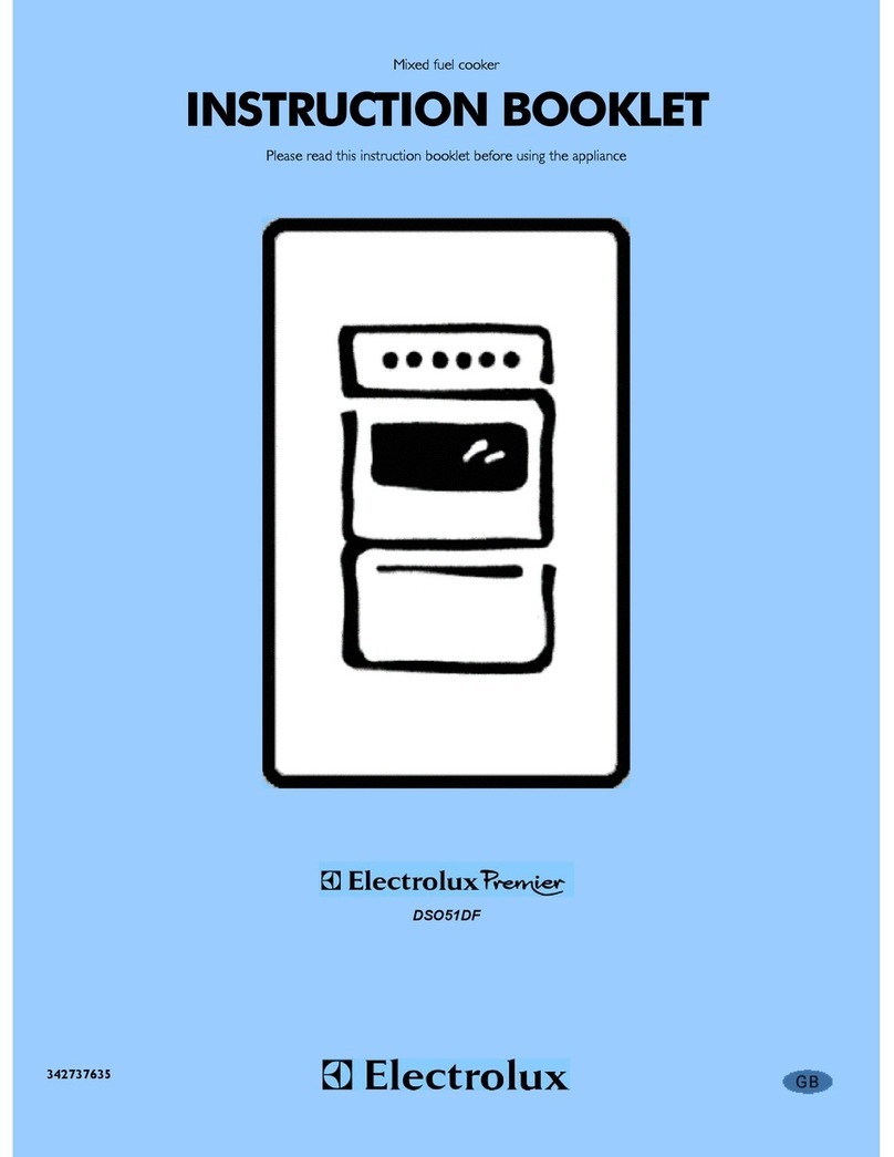 Electrolux Premier DSO51DF User manual