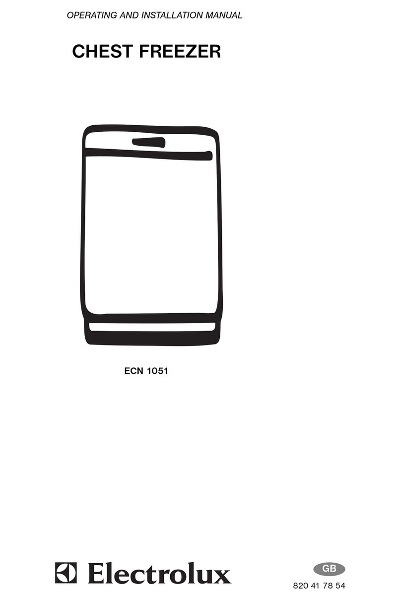 Electrolux ECN 1051 OPERATING AND INSTALLATION Manual