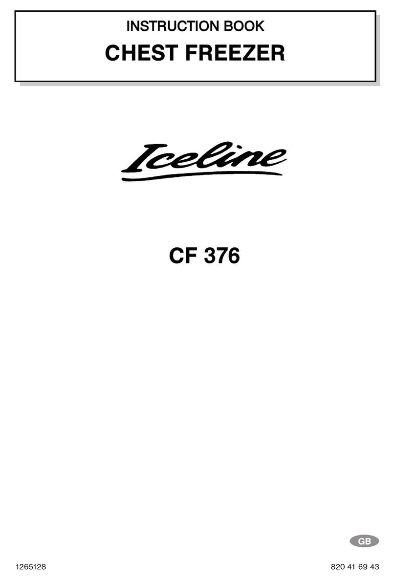 Electrolux Iceline CF 376 Instruction book