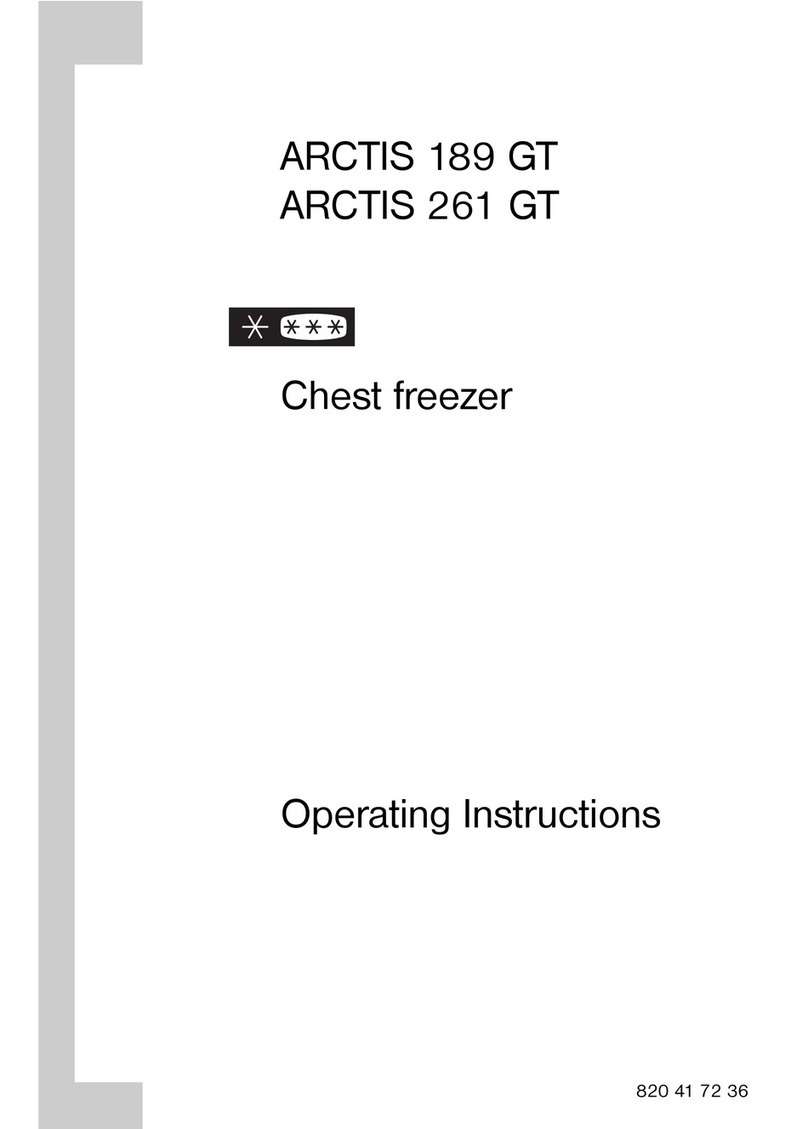 AEG ARCTIS 189 GT User manual AEG ARCTIS 189 GT User manual