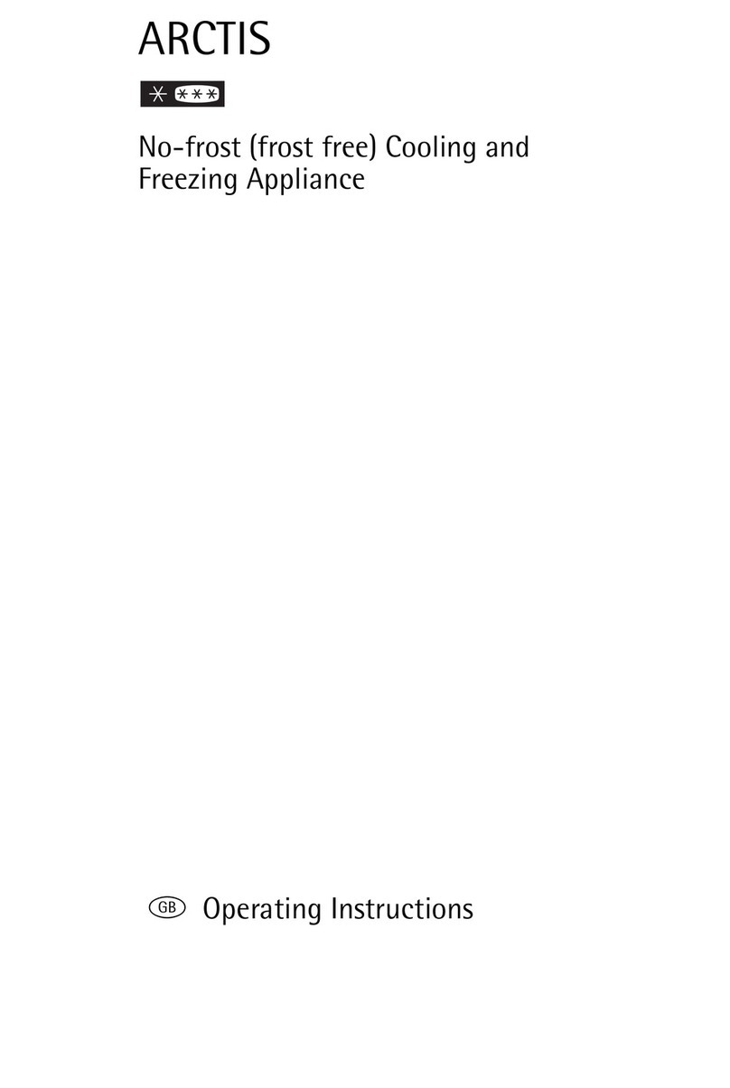 AEG ARCTIS No-frost (frost free) User manual