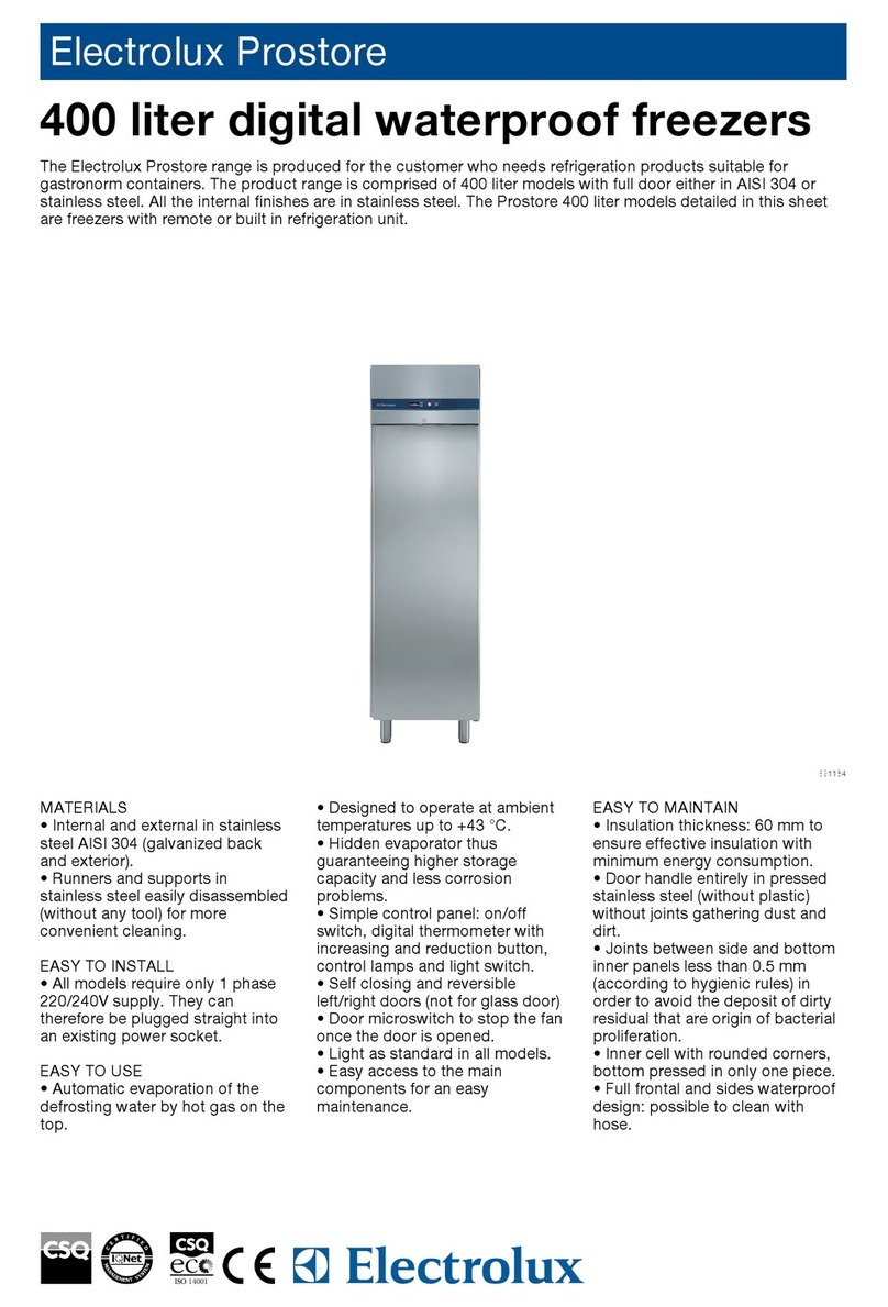 Electrolux Prostore 691221 Specifications