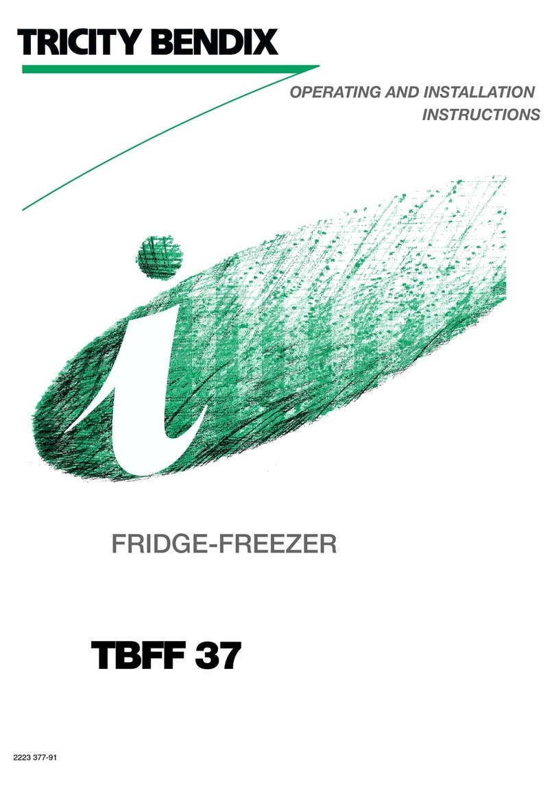 Tricity Bendix TBFF 37 User manual