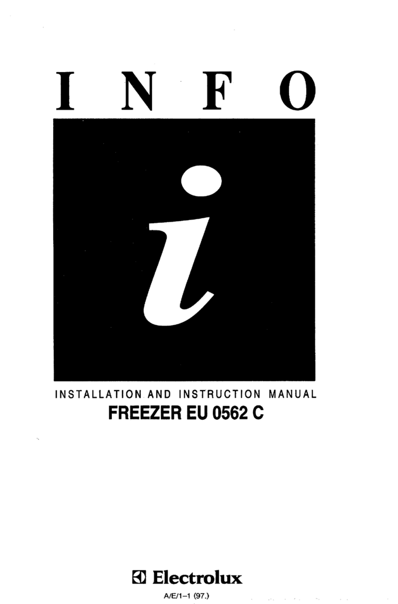 Electrolux EU 0562 C Installation and instruction manual