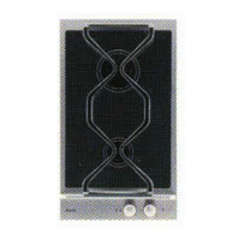 AEG Gas hob Instruction and installation book