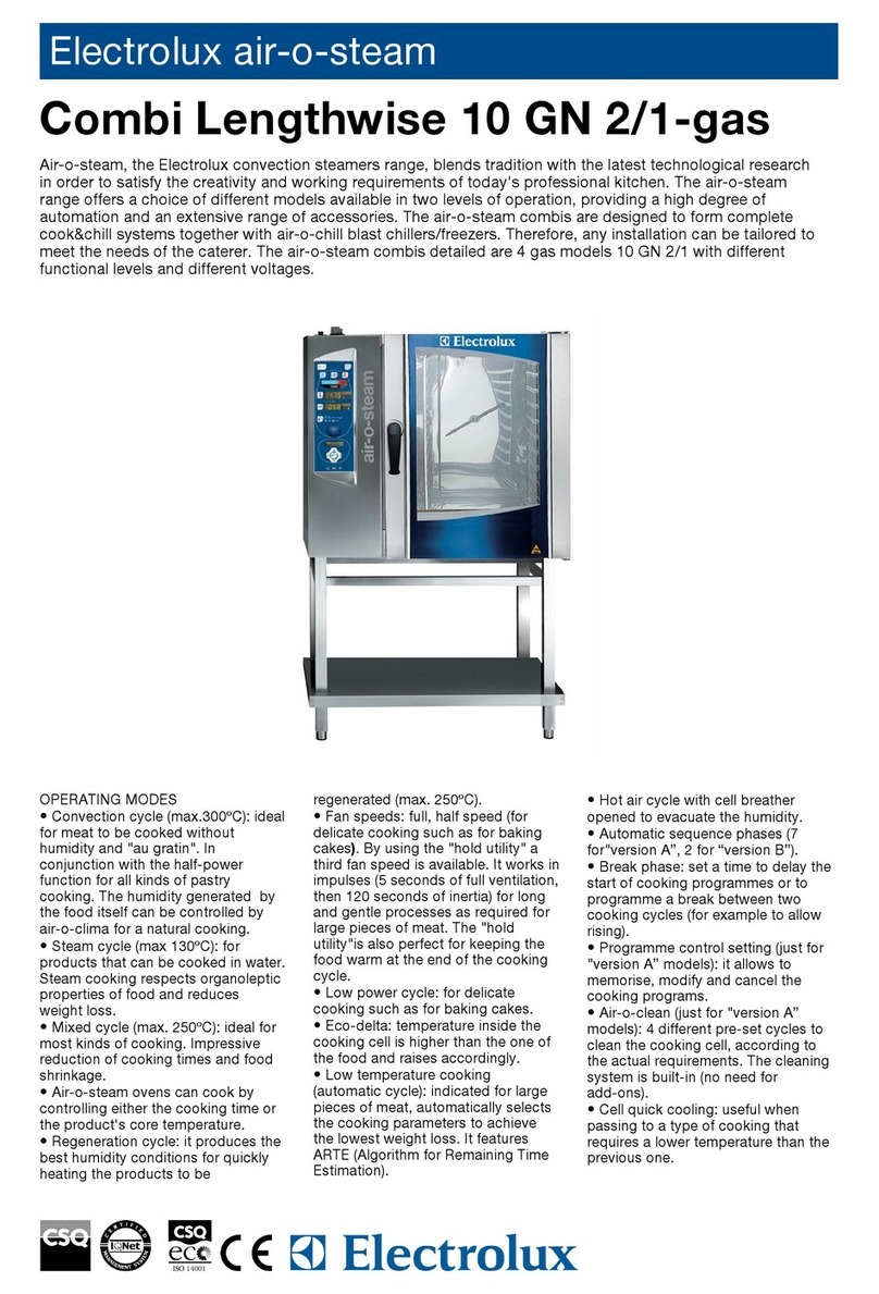 Electrolux Range User manual