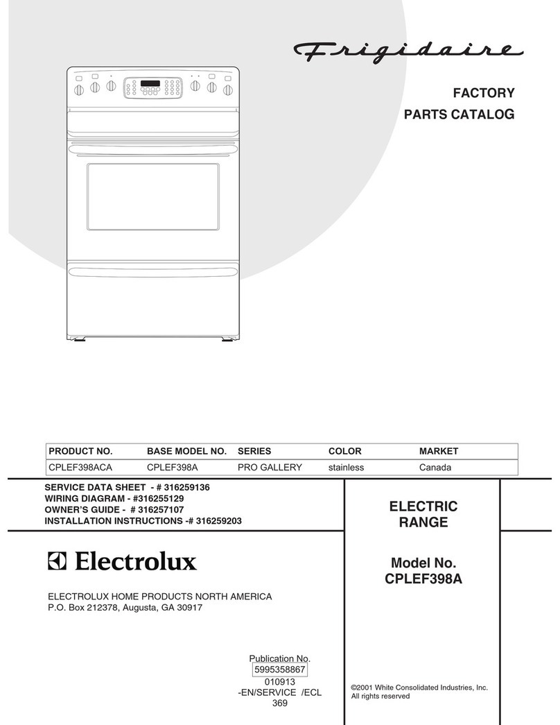 Frigidaire FRIGIDAIRE CPLEF398A User manual Frigidaire FRIGIDAIRE CPLEF398A User manual