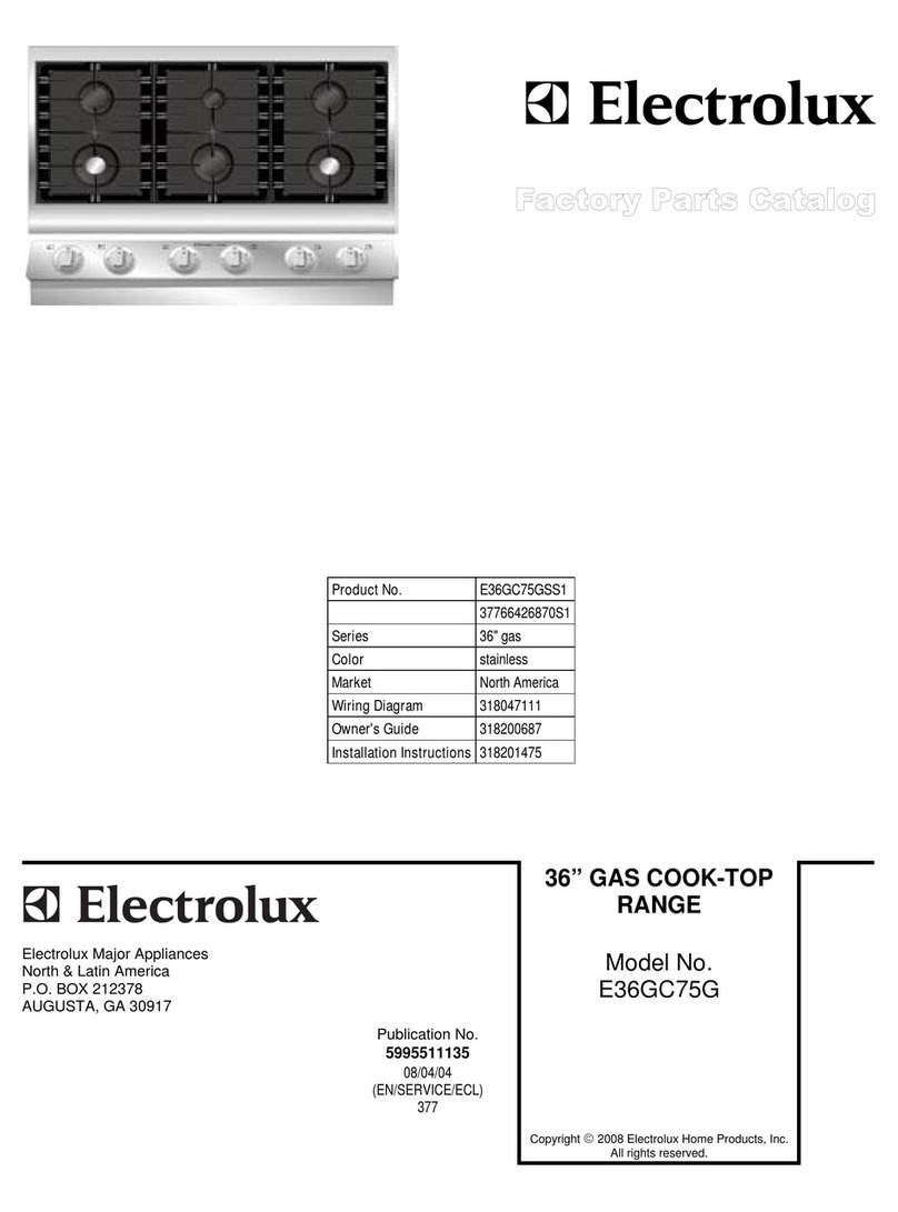 Electrolux E36GC75GSS1 User manual Electrolux E36GC75GSS1 User manual