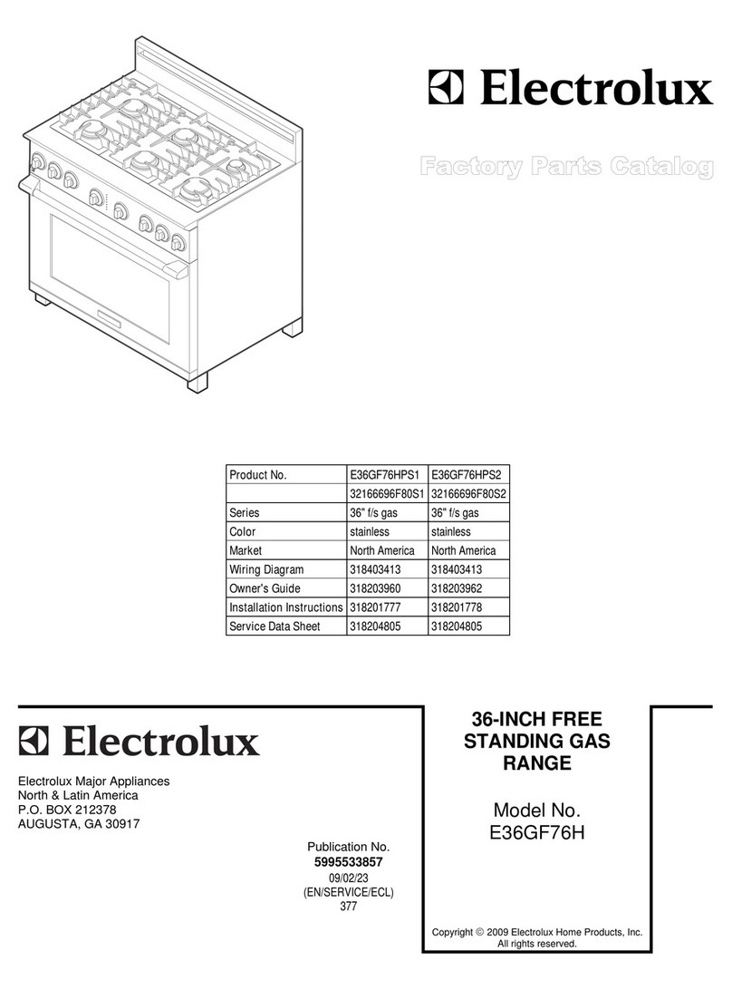 Electrolux 32166696F80S1 User manual