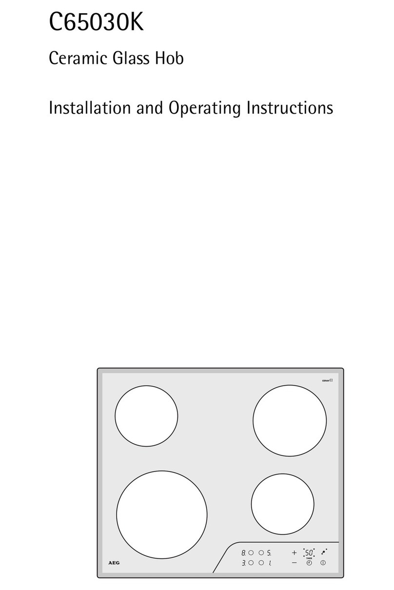 AEG C65030K Installation and operating instructions