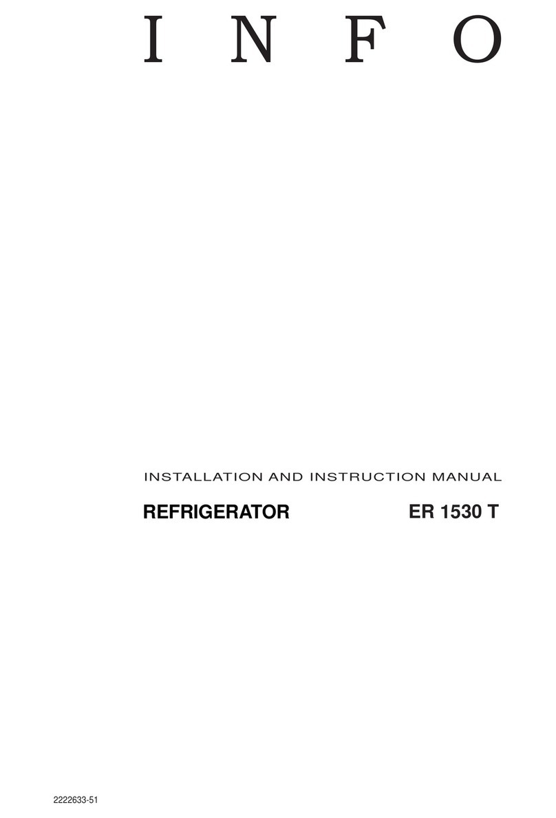 Electrolux ER 1530 T Installation and instruction manual