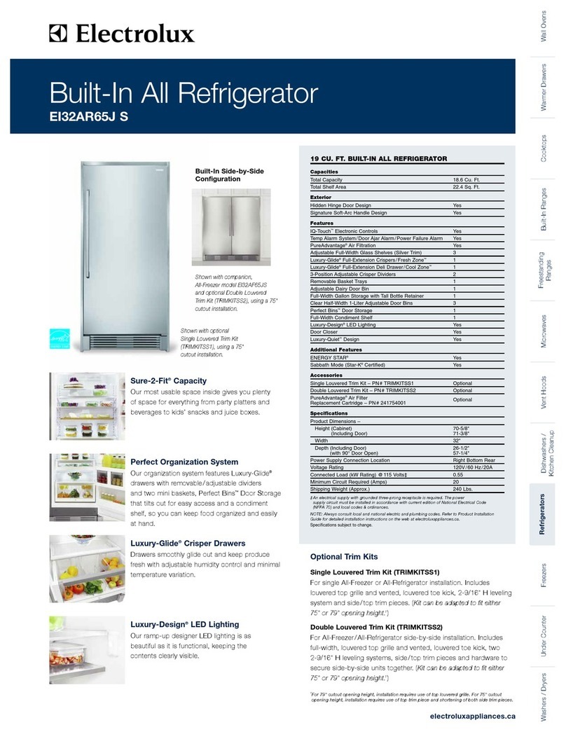 Electrolux EI32AR65J S User manual