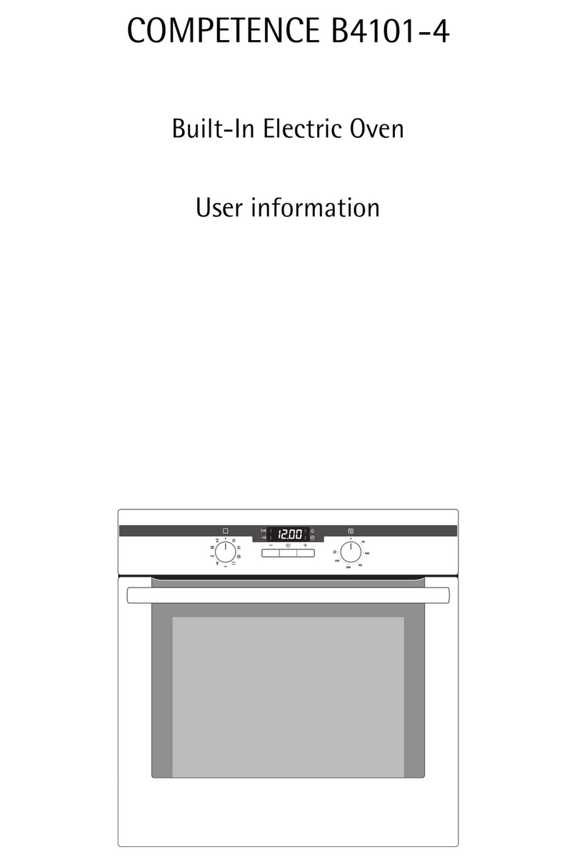 AEG COMPETENCE B4101-4 User information