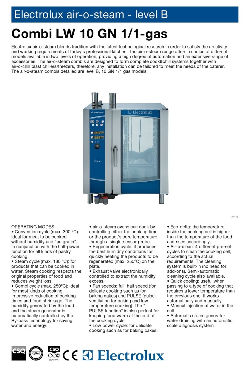 Electrolux Air-O-Steam 268502 User manual