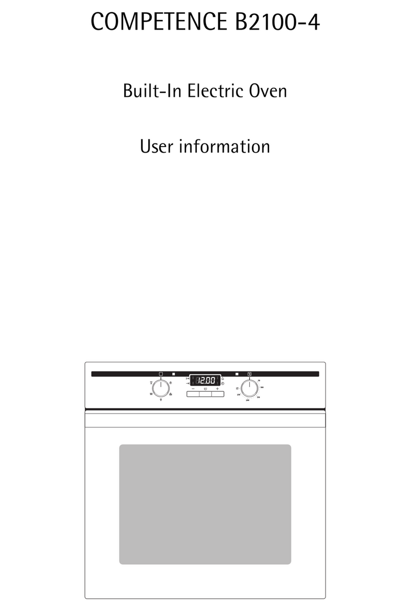 Electrolux COMPETENCE B2100-4 Operation manual